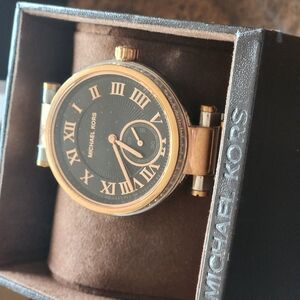 Michael Kors Gold and Black Watch